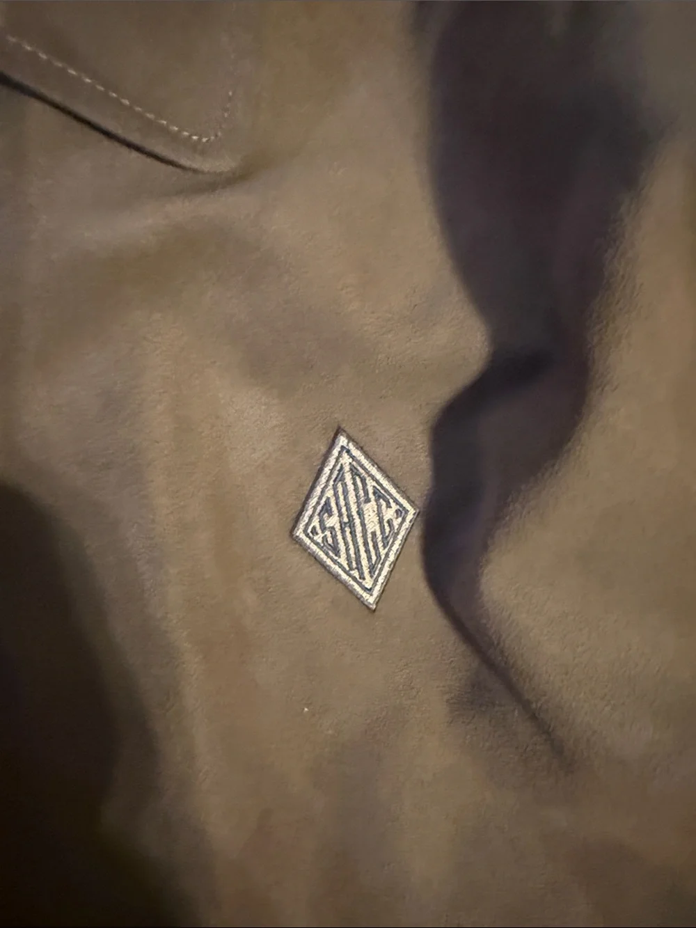 Men's Brown Zip-Front Jacket